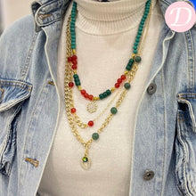 Load image into Gallery viewer, Jamila Necklace - Crystal and Agate