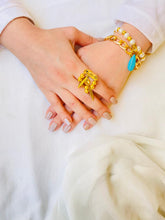 Load image into Gallery viewer, Serenity Set - Turquoise And Pearl Stones