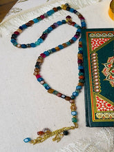 Load image into Gallery viewer, Menna Shiny Rosary - Colorful Agate