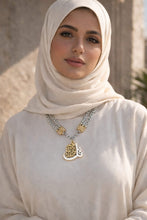 Load image into Gallery viewer, Sahar Necklace - Silver & Gold Plated
