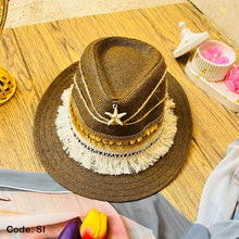 Load image into Gallery viewer, Dana Handmade Chapeau - Burlap