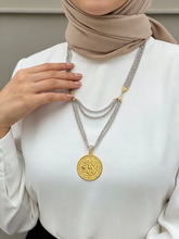 Load image into Gallery viewer, "Khair Sanad" Necklace - Silver &Gold Plated