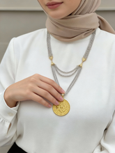 Load image into Gallery viewer, "Khair Sanad" Necklace - Silver &Gold Plated