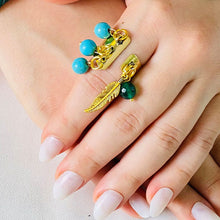 Load image into Gallery viewer, Magic Waves Set – Turquoise Stone