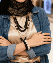 Load image into Gallery viewer, Talah Elegant Set Pearl & Marjan