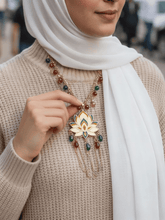 Load image into Gallery viewer, Rawan Necklace - Agate Stones