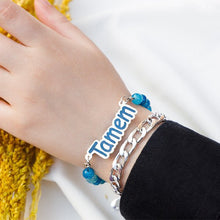 Load image into Gallery viewer, "Tamem" Customized Delicate Set - Silver Plated