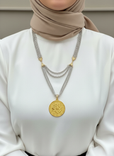 Load image into Gallery viewer, "Khair Sanad" Necklace - Silver &Gold Plated