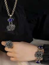 Load image into Gallery viewer, Aribian Flower Set - Pure Copper and Agate