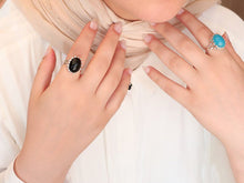 Load image into Gallery viewer, Tasneem Ring - Silver Plated