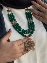 Load image into Gallery viewer, Emily Simple Necklace - Agate Stones