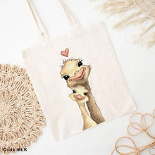 Load image into Gallery viewer, Ostrich Tote Bag - Linen