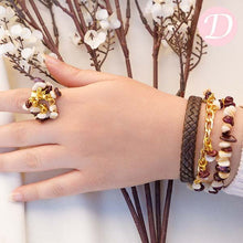 Load image into Gallery viewer, Ayat Leather Bracelet Set