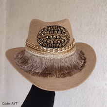 Load image into Gallery viewer, Shaima Handmade Chapeau - Burlap