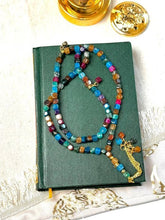 Load image into Gallery viewer, Menna Shiny Rosary - Colorful Agate