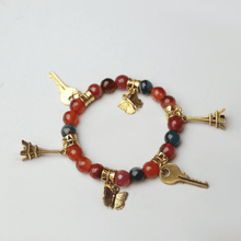 Load image into Gallery viewer, Zeina Colorful Set - Colorful Leather and Agate