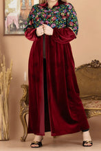 Load image into Gallery viewer, Tala Open Abaya - Velvet