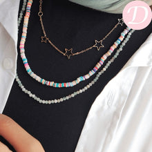 Load image into Gallery viewer, Stary Necklace Set - Crystal and Jamayka Stone