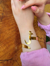 Load image into Gallery viewer, Letter Customized Bracelet - Gold Plated
