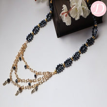 Load image into Gallery viewer, Elegante Necklace - Crystal and Hematite