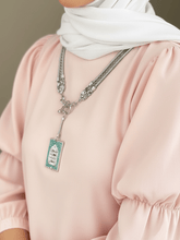 Load image into Gallery viewer, Amna Necklace - Silver Plated