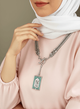Load image into Gallery viewer, Amna Necklace - Silver Plated