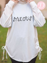 Load image into Gallery viewer, Meow Woman T-shirt - Cotton