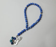 Load image into Gallery viewer, "Omar" Customized Rosary - Blue Agate