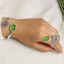 Load image into Gallery viewer, Silver Plated Flower Set