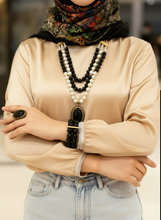 Load image into Gallery viewer, Sama Elegant Set Pearl & Marjan