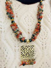 Load image into Gallery viewer, Brown Broken Agate With Green Oily Agate Set