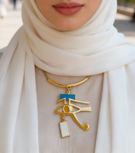 Load image into Gallery viewer, Eye of Horus Necklace - Gold Plated