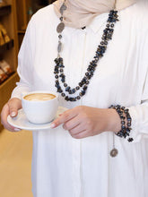 Load image into Gallery viewer, Rahma Set - Agate And Hematite Stones