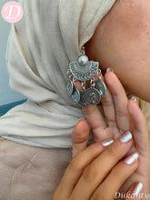 Load image into Gallery viewer, Heba Earrings - Silver Metal