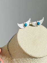 Load image into Gallery viewer, Turquoise Wings Jewelry Set – Silver Plated