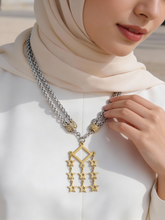 Load image into Gallery viewer, Ghadeer Necklace - Gold & Silver Plated