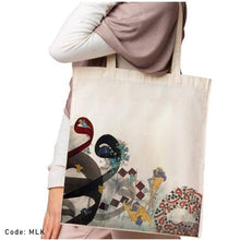 Load image into Gallery viewer, Girl Tote Bag - Linen
