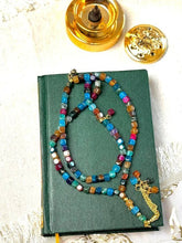 Load image into Gallery viewer, Menna Shiny Rosary - Colorful Agate