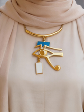 Load image into Gallery viewer, Eye of Horus Necklace - Gold Plated