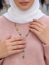 Load image into Gallery viewer, Hayaa Necklace - Stainless Gold Plated