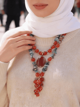 Load image into Gallery viewer, Rasha Necklace - Agate Stones