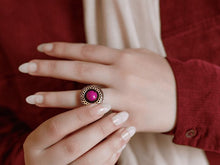 Load image into Gallery viewer, Marble Ring - Pure Copper