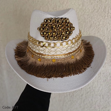 Load image into Gallery viewer, Shaima Handmade Chapeau - Burlap