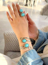 Load image into Gallery viewer, Life Key Set With Stones - Silver Plated