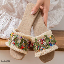 Load image into Gallery viewer, Sohila Slippers - Linen