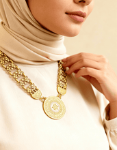 Load image into Gallery viewer, Basma Necklace - Gold and Silver Plated