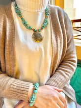 Load image into Gallery viewer, Dilara Set - Natural Turquoise Stones