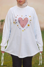 Load image into Gallery viewer, Pink Heart Woman T-shirt - Cotton