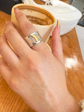 Load image into Gallery viewer, Just Your Letter Ring - Silver & Gold Plated