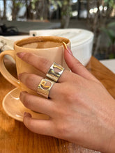 Load image into Gallery viewer, Just Your Letter Ring - Silver & Gold Plated